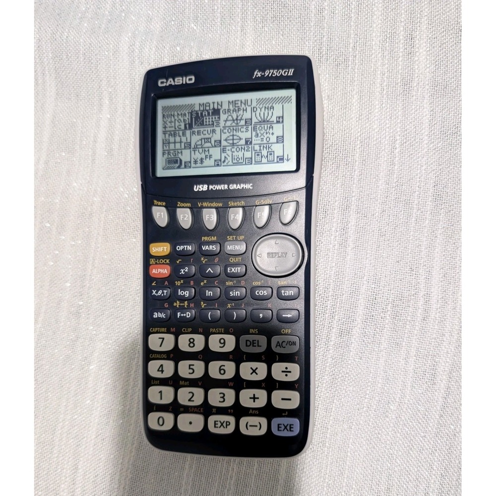CASIO fx-9750GIII Graphing Calculator -‎ Black Tested & Working, No Cover